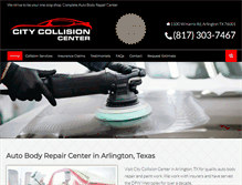 Tablet Screenshot of citycollisioncenter.net